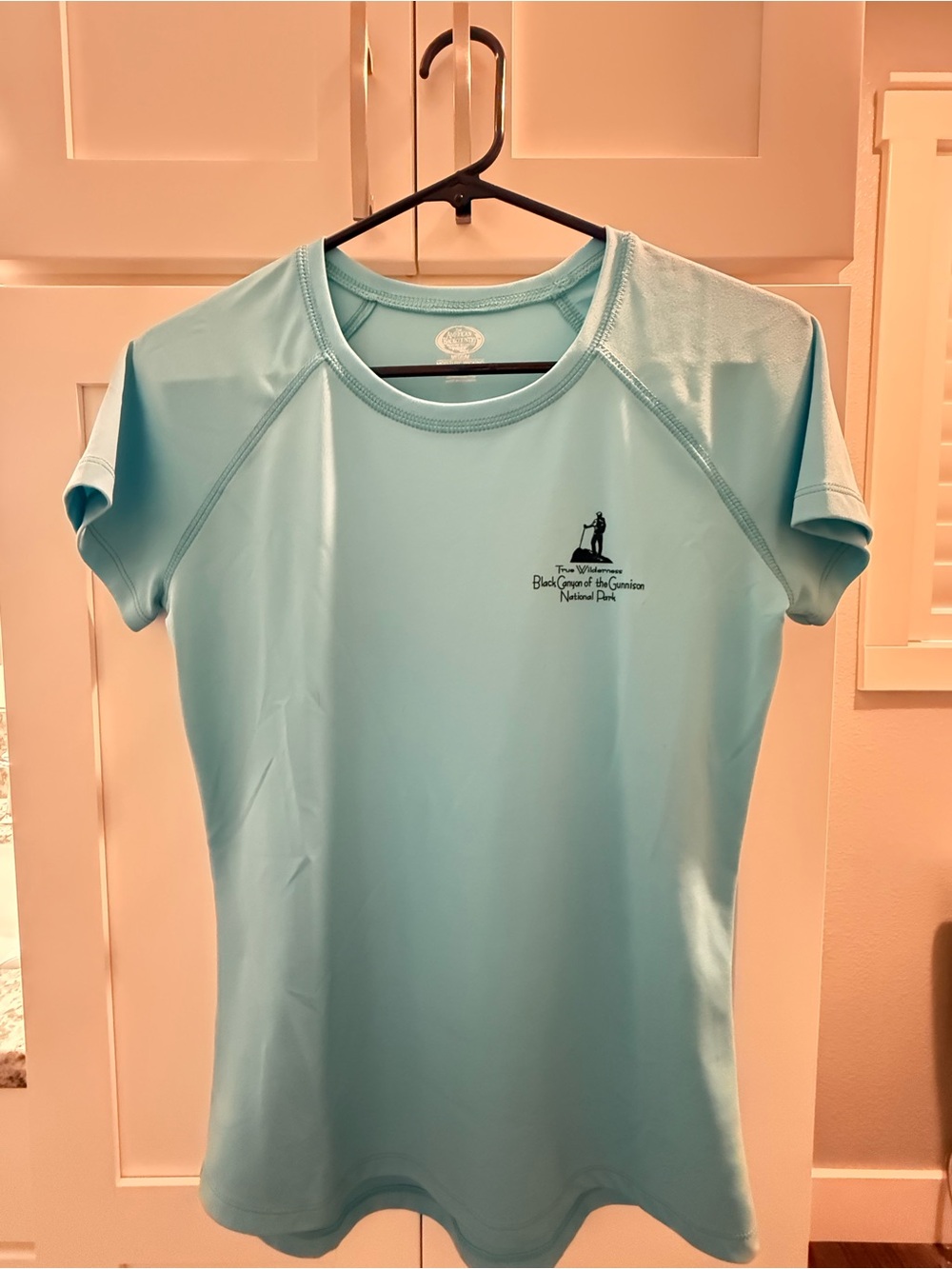 Women’s Black Canyon of the Gunnison National Park Light Blue Short Sleeve Top